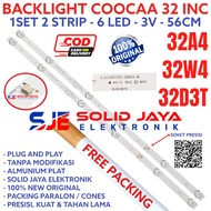 COOCAA LED TV BACKLIGHT 32 INC 32A4 32W4 32D3T BL LAMP 6K 3V 6 BUTTONS 3 VOLT V 32A 32W 32D 32D3 T C