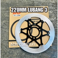 DS BUTA BLACK DISC DISC 3 HOLE 220MM MIO J GT SOULGT GEAR M3 FINO XRIDE ETC.