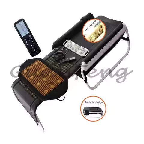 Foldable Korea Spine Body Massager S-Ceragem Master V3 V4 V6 Jade Roller therapy Bed with thermal ja