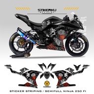 NINJA 250 FI GEISHA EDITION STRIPING STICKER/ STOCK DECALS/ SEMIFULL/ MOTORCYCLE STICKER/ GRAPHIC/ 2