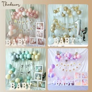 Gentle, simple Korean style 1st birthday decoration Set
