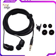 [Ft] 3-Meter 35mm Plug In-Ear Wired Earphone Broadcast Live Headset with/without Mic