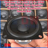 Grosir Speaker 2.5 inch 2.5in 2.5 in 18W 8ohm uetooth Super Bass