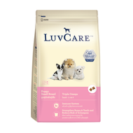 (กระสอบ 9kg) Luvcare อาหารสุนัขพันธุ์เล็ก Small Breed Triple Omega 9kg