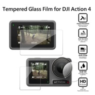 Tempered Glass Film for DJI Osmo Action 4 Lens Protection Scratch Resistant Film for DJI Osmo Action