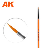 Ak Interactive AK604 2 Round Brush. Synthetic