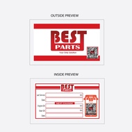 Bestparts Premium Mileage Sticker Engine Oil Gear Atf Oil Car Service Windscreen Sticker