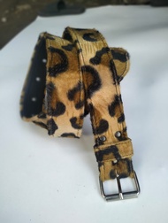 belt leopard ikat pinggang pria wanita motif leopard sabuk leopard
