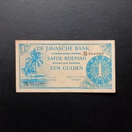 Uang Kertas Kuno 1 Gulden 1948 Seri Federal TP107