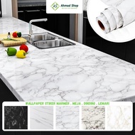 Matte White Marble Kitchen Wallpaper Non-Glossy Statuario Black Cream Gold Marble Wall Ceiling Table