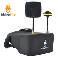 Makerfire EV800D 5.8G 40CH Dual Receiver Double Antenna FPV Goggles with DVR
