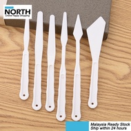 Plastic Palette Knive For Tools set of 6 Scraper Shove Knife Painting Mixing Artist Oil Painting Too