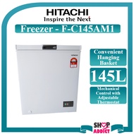 HITACHI Chest Freezer 145L F-C145AM1/Peti Sejuk Beku