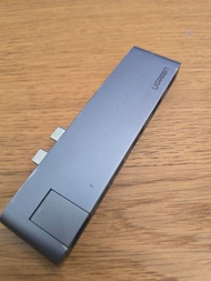 UGREEN 綠聯 Type-C MacBook 雙插頭 USB Hub 擴充埠