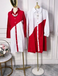 DRESS MERAH PUTIH 17 AGUSTUS KEMERDEKAAN / TUNIK MERAH PUTIH
