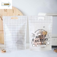 CAUSI 100Pcs Candy Gift Bags, Transparent Party Decor OPP Self Adhesive Pouch,  Plastic Have A Nice 