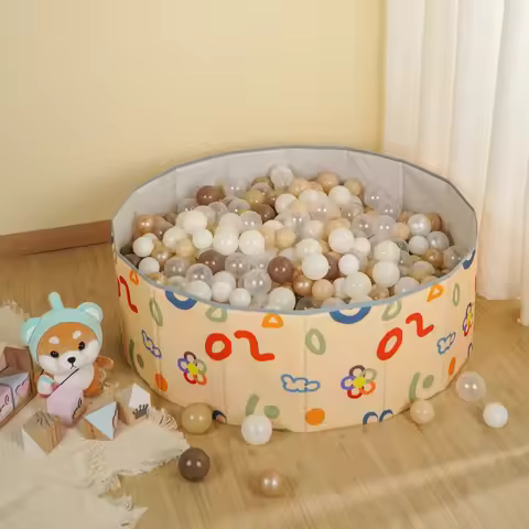 1pc/set Oxford Cloth Ball Pool Portable Ball Pit Pool Round Shape Outdoor Play For Kids Birthday Gif