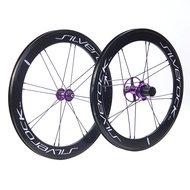 SILVEROCK SR42 Alloy Wheels 20" 406 451 1 1/8 Rim V Caliper Brake Aero 42mm for Blast P8 P18 Folding