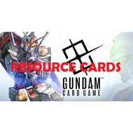 Resource and Token cards - Gundam Card Game