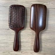 Manufacturer Ebony Wood Large Cushion Comb Home Massage Comb Natural Solid Wood Large Airbag Comb Sc