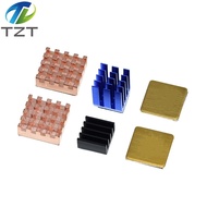 DIY For Raspberry Pi 3 4 B Heatsink Copper Aluminum Heatsink Radiator Cooler Kit For Raspberry Pi 3B