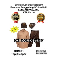 Men's/boys' LONG SLEEVED SCOUT UNIFORM SET