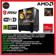 Gaming Value Pc Desktop AMD Ryzen 5 9600X / 16GB/32GB/500GB SSD/1TB SSD/RX9060XT 16GB/600W/WIFI