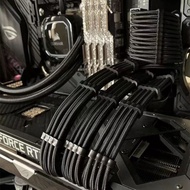 20CM Computer Extension Cable 24-Pin Knitting Mesh Graphics Card/CPU6P/8P/CPU 6P/8P Extension Cable