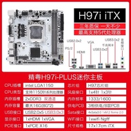 New Premium H97i plus Motherboard CPU Kit I3i5 I7 Desktop Mini ITX Computer 1150 Pin DDR3 for Gaming