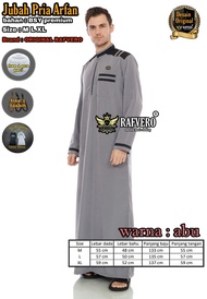 VD - [COD] PROMO GRATIS ONGKIR Jubah pria dewasa original rafvero / gamis pria dewasa terbaru / gami