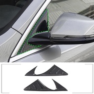 ABS Carbon Fiber Car Rearview Mirror Side Triangle Spoiler Trim for BMW 1 2 Series F40 F44 2020+ Ext