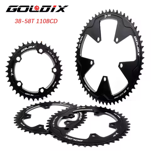 GOLDIX 110-5 BCD 110BCD Road Bike Chainring Narrow Wide 38T-58T Bike Chainwheel Forshimano sram Bicy