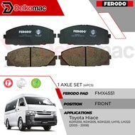 Ferodo Brake Pad Front Toyota Hiace KDH200 KDH205 KDH220 LH115 LH222 2005 - 2008 DB1772