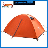 Desert Fox 100% Waterproof Anti UV Camping Tent 2 Person Double Layer Camping Tents 4 Seasons Lightw