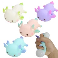 1pc Cute Axolotl Squeeze Toys Cartoon Fish Relax Antistress Squishy Toys Stress Relief Slow Rebound 