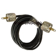1pc 5D-FB UHF PL259 Male to UHF Male connector 50-5 Coaxial Cable RF Adapter Coax Cable 50Ohm 1/2/3/