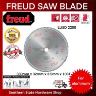 FREUD SAW BLADE FOR ALUMINIUM 380mm x 108T LU5D 2200  FROM ITALY