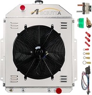 CC4252 Aluminum Radiator For Ford F1 F2 F3 Pickup Truck 1942-1952 43 44 45 46 47 48 50 51 GM Chevy V