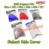 ARC Ritz / AR1/ AR2 / AR3/ AR4/ YF1 (100% Original ARC) (1 Set) Helmet Side Cover With Screw &amp; Gear Base Helmet Cap Tepi