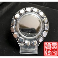 [Jinglai Run] Titanium Hertz Single Ring Square Hand Bead 27.6g 9mm Circumference 18.5cm