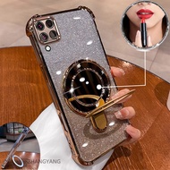 Phone Case For Samsung A12 A22 4G M12 M22 M32 Aesthetic flash electroplating aesthetic phone case wi