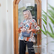 Ayana Blouse Batik Wanita Baju Kerja Kantor Batik Modern Batik Remaja