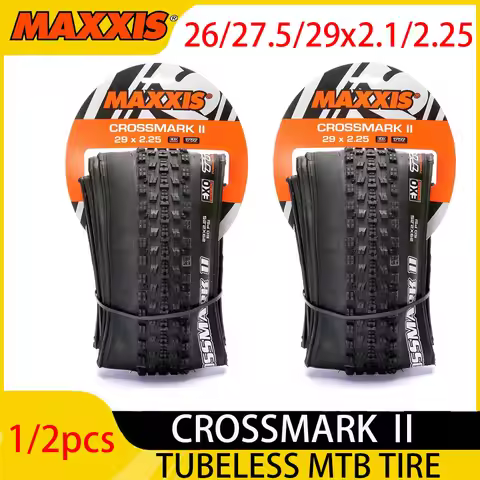 1/2pcs MAXXIS CROSSMARK Ⅱ 26/27.5/29 inch Mountain Tubeless Tires 29x2.25 29x2.1 MTB Folding Bicycle