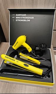 A80PARIS HAIR STYLING TRIO TRAVEL HAIRDRYER SET L’ORIGINAL - YELLOWa80 Paris 強力輕便 摺疊式 旅行風筒 專業造型套裝 迷你
