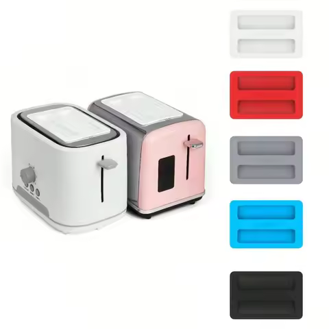 Silicone Toaster Dust Cover Breakfast Machine Dustproof Cover Toaster Upper Lid Protecting Kitchenwa