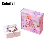 DIY Beads Bracelet Children Charm Bracelet Making Kit Pandora Alloy Beads Set DIY Child Bracelet