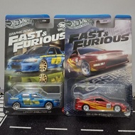 Hotwheels Lancer Evolution VII x Acura Integra GSR Fast and Furious