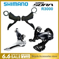 Shimano SORA R3000 Groupset 2x9 Speed Road Bike ST+FD+RD R3000 Shifter Rear Derailleur Front Deraill