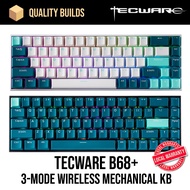 Tecware B68+ 65% Bluetooth Wireless Hotswap Gateron RGB Bluetooth 5.0 Mechanical Keyboard PBT Shine 