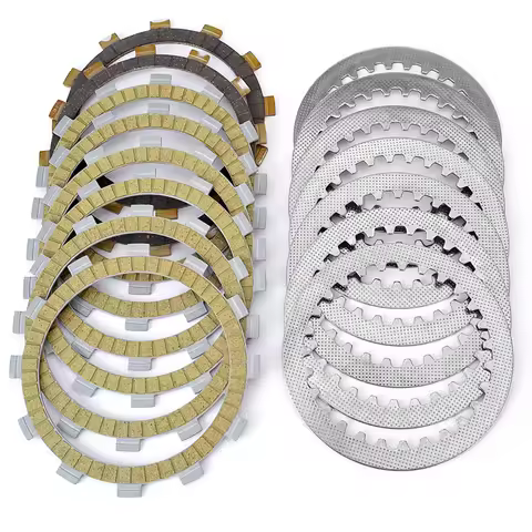 Clutch Kit Steel Friction Plates for Yamaha XJ6 FZ6R XJ6F XJ6S Diversion 5Y1-16331-01 5LV-16321-20 4